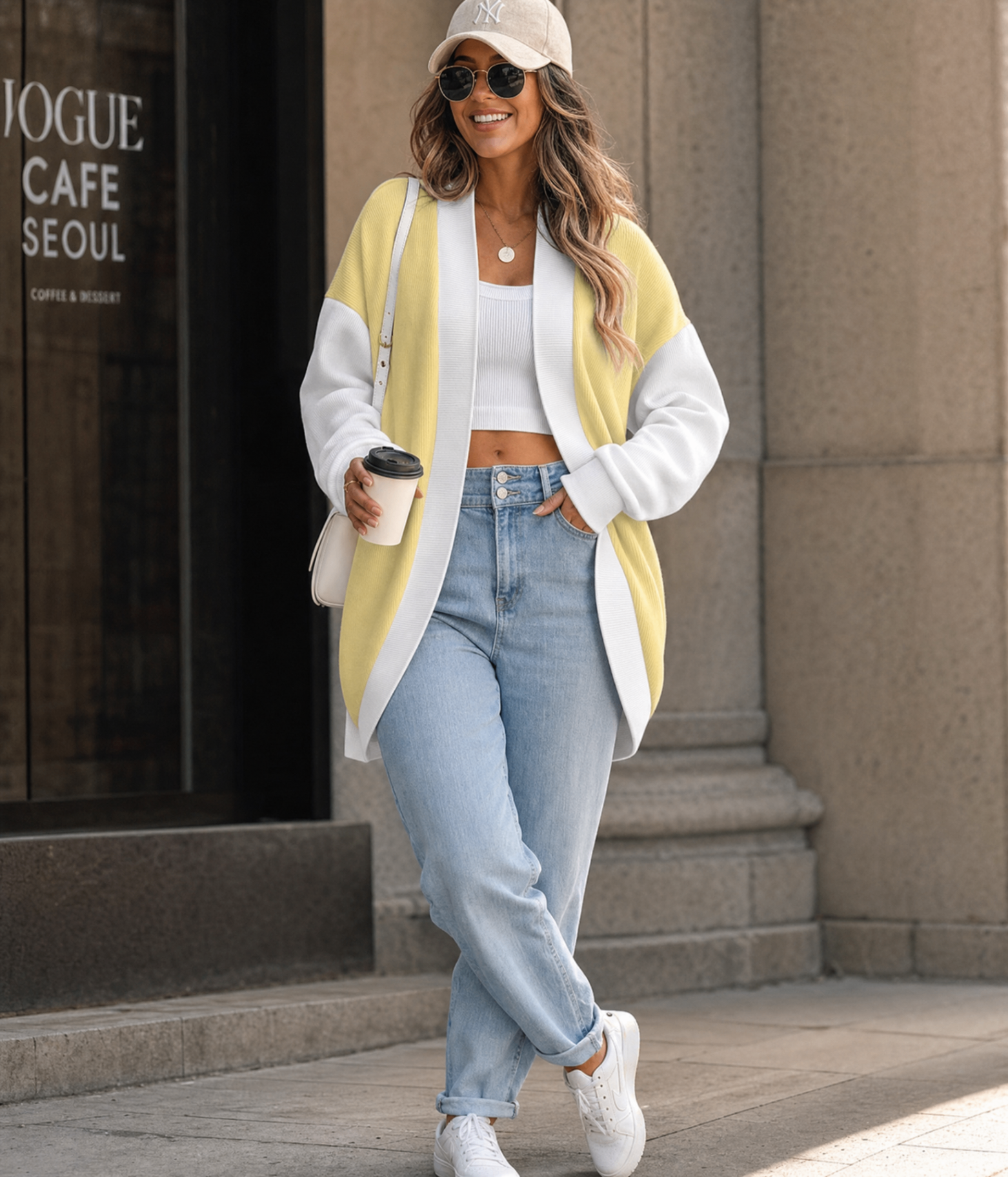 Drop Shoulder Cardigan — WST Line Women's | Facing West